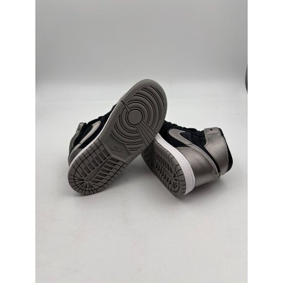 Air Jordan 1 Retro High OG TD Black/Medium Grey-White 9C With Box - Picture 8 of 10